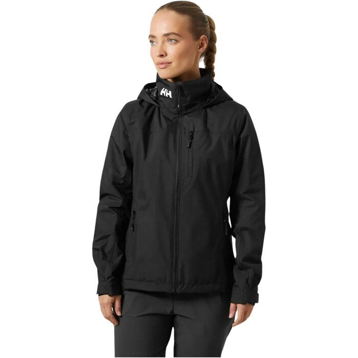 Helly Hansen Mujer Crew 2024 Chaqueta De Capa Intermedia Con Capucha 2.0 34447 - Black